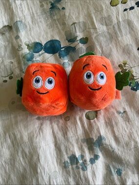 Plush Spookley the Square Pumpkin - Soft Kids Toy (Orange) - 2